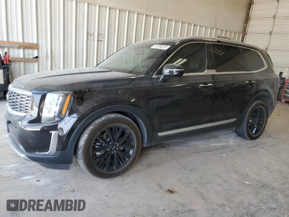 2020 Kia Telluride SX with VIN 5XYP5DHC9LG022230, listed as a Copart auction lot 51284225 with 114,659 mi miles and Salvage Title. Bid and sale history available at DreamBid. Image 1.