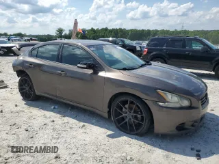 2013 Nissan Maxima S with VIN 1N4AA5AP4DC825883, listed as a Copart auction lot 53831534 with 187,728 mi miles and Salvage Title. Bid and sale history available at DreamBid. Image 4.