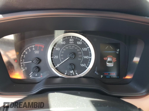 2021 Toyota Corolla LE with VIN JTDVPMAE9MJ121337, listed as a Copart auction lot 56254894 with 11,976 mi miles and Salvage Title. Bid and sale history available at DreamBid. Image 9.