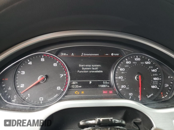 2014 Audi A8 3.0T with VIN WAURGAFDXEN009752, listed as a Copart auction lot 54541165 with 118,687 mi miles and Clean Title. Bid and sale history available at DreamBid. Image 9.