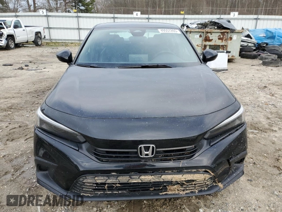 2022 Honda Civic Sedan Sport with VIN 2HGFE2F53NH599572, listed as a Copart auction lot 49557265 with 56,859 mi miles and Salvage Title. Bid and sale history available at carsss.com. Image 5.