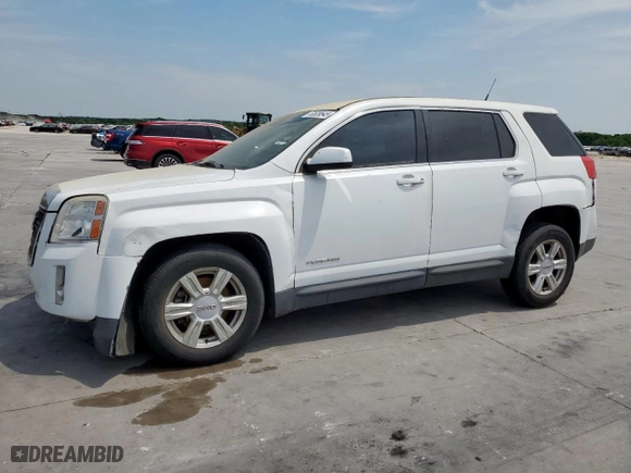 2014 GMC Terrain SLE with VIN 2GKALMEK1E6338135, listed as a Copart auction lot 53539545 with 158,218 mi miles and Salvage Title. Bid and sale history available at carsss.com. Image 1.