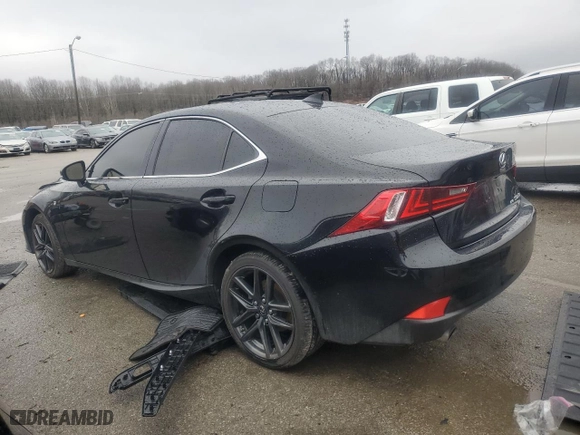 2014 Lexus IS 250 with VIN JTHCF1D2XE5014168, listed as a Copart auction lot 43897225 with 147,657 mi miles and Salvage Title. Bid and sale history available at carsss.com. Image 2.