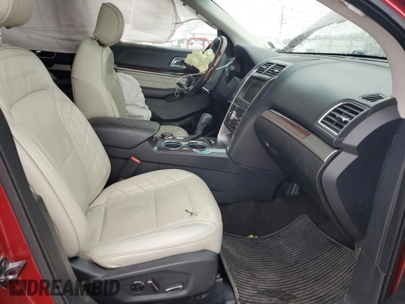 2016 Ford Explorer Platinum with VIN 1FM5K8HT4GGC58404, listed as a Copart auction lot 41991715 with 149,147 mi miles and Salvage title. Bid and sale history available at DreamBid. Image 7.