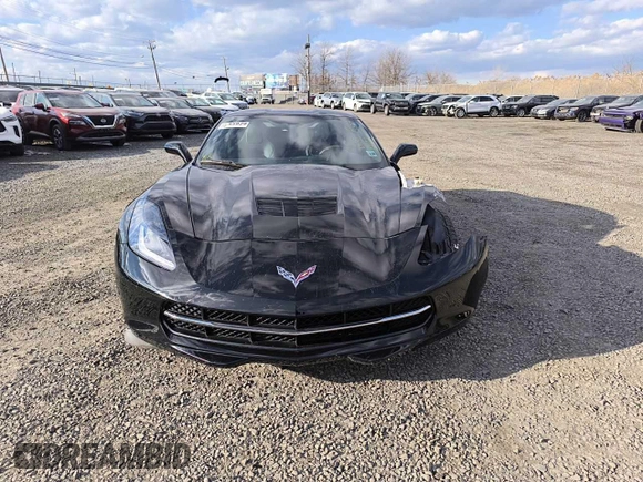 2019 Chevrolet Corvette 1LT with VIN 1G1YB2D75K5109066, listed as a Copart auction lot 55645235 with 14,715 mi miles and Salvage title. Bid and sale history available at DreamBid. Image 5.