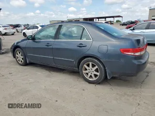 2003 Honda Accord EX z VIN 1HGCM66503A033734, wystawiony jako Copart lot #58805125 z przebiegiem 175 582 mil mil oraz Czysty tytuł • Clean title. Historia ofert i sprzedaży dostępna na DreamBid. Obrazek 2.
