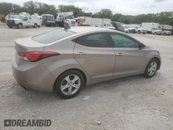 2016 Hyundai Elantra SE with VIN 5NPDH4AE3GH709935, listed as a Copart auction lot 60937225 with 158,158 mi miles and Clean title. Bid and sale history available at DreamBid. Image 3.
