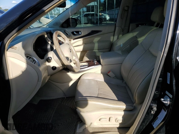 2013 Infiniti JX35 with VIN 5N1AL0MM1DC316662, listed as a Copart auction lot 77803174 with 133,917 mi miles and Clean Title. Bid and sale history available at carsss.com. Image 7.