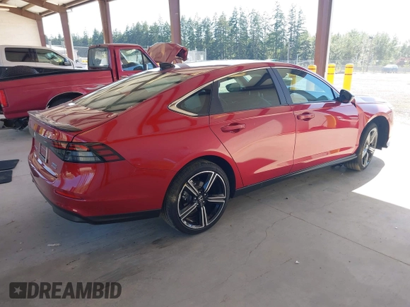 2025 Honda Accord Sport with VIN 1HGCY2F56SA005674, listed as a IAAI auction lot 42374923 with 5,278 mi miles and . Bid and sale history available at DreamBid. Image 4.