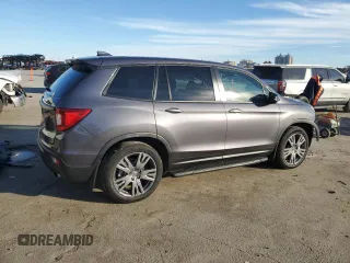 2019 Honda Passport EX-L with VIN 5FNYF7H5XKB012171, listed as a Copart auction lot 82822484 with 41,295 mi miles and Salvage Title. Bid and sale history available at carsss.com. Image 3.