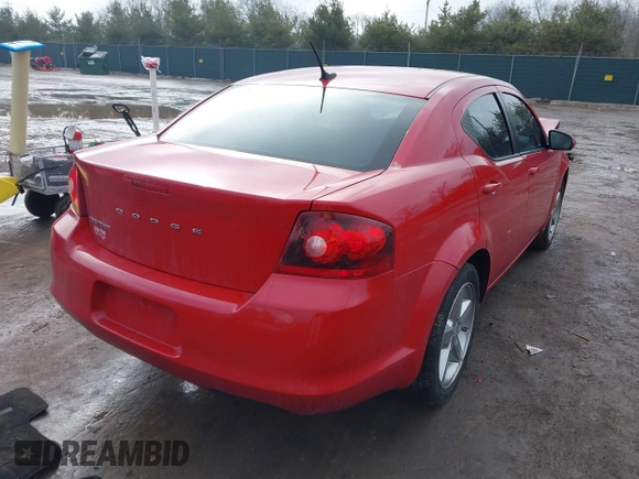 2011 Dodge Avenger Lux with VIN 1B3BD2FB7BN562034, listed as a IAAI auction lot 41667139 with 65,000 mi miles and . Bid and sale history available at DreamBid. Image 4.