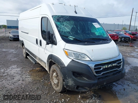 2023 Ram ProMaster Cargo with VIN 3C6MRVJG5PE511969, listed as a IAAI auction lot 40445544 with 220,363 mi miles and . Bid and sale history available at DreamBid. Image 6.