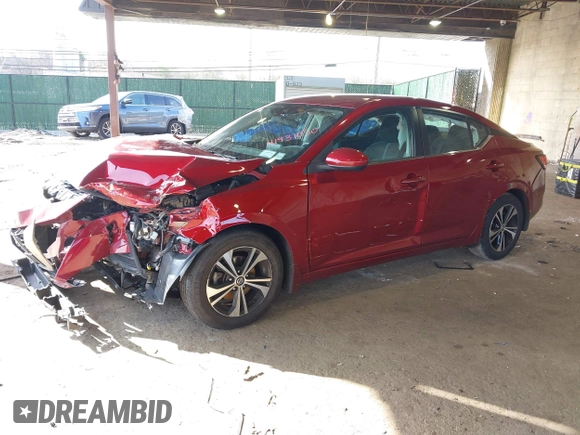 2022 Nissan Sentra SV with VIN 3N1AB8CV8NY296230, listed as a IAAI auction lot 41931030 with 108,696 mi miles and . Bid and sale history available at DreamBid. Image 18.