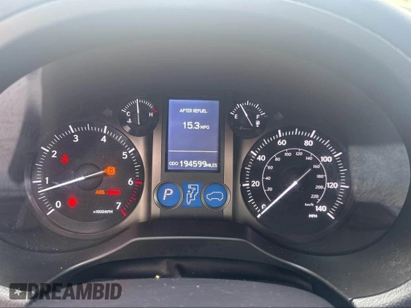 2013 Lexus GX 460 with VIN JTJBM7FX8D5063265, listed as a IAAI auction lot 42473764 with 194,599 mi miles and . Bid and sale history available at DreamBid. Image 7.