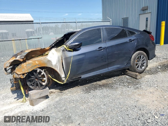 2021 Honda Civic Sedan EX with VIN 2HGFC2F71MH011528, listed as a Copart auction lot 48719115 with 0 mi miles and Non Repairable. Bid and sale history available at carsss.com. Image 1.