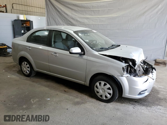2011 Chevrolet Aveo 1LT with VIN KL1TD5DE2BB230142, listed as a Copart auction lot 57293695 with Not provided miles and Salvage title. Bid and sale history available at DreamBid. Image 4.