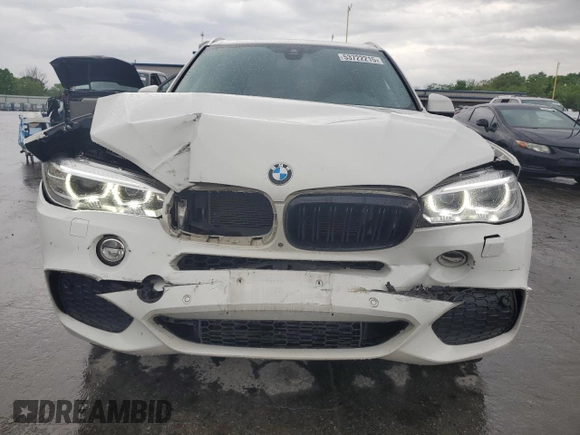 2017 BMW X5 xDrive35i z VIN 5UXKR0C52H0V65219, wystawiony jako Copart lot #53722215 z przebiegiem 97 039 mil mil oraz Szkoda całkowita • Salvage title. Historia ofert i sprzedaży dostępna na DreamBid. Obrazek 5.