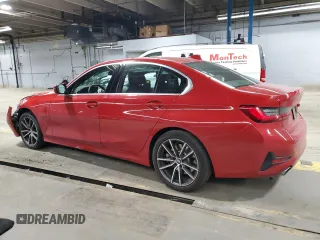 2021 BMW 3 Series 330e with VIN 3MW5P7J02M8C12528, listed as a Copart auction lot 49859615 with 0 mi miles and Salvage Title. Bid and sale history available at carsss.com. Image 2.