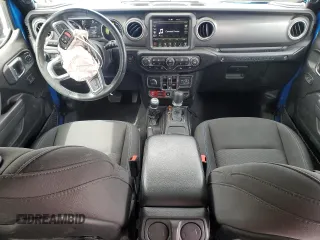 2023 Jeep Wrangler Rubicon with VIN 1C4JJXR6XPW541520, listed as a Copart auction lot 48265415 with 37,987 mi miles and Salvage title. Bid and sale history available at DreamBid. Image 8.