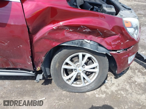 2017 Chevrolet Equinox LT with VIN 2GNALCEK5H1601189, listed as a IAAI auction lot 42038012 with 91,834 mi miles. Bid and sale history available at carsss.com. Image 6.