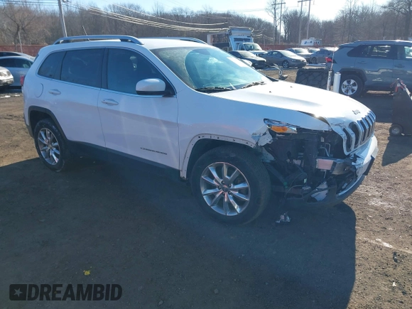 2017 Jeep Cherokee Limited with VIN 1C4PJMDB0HW529665, listed as a IAAI auction lot 41412162 with 89,074 mi miles and . Bid and sale history available at DreamBid. Image 1.