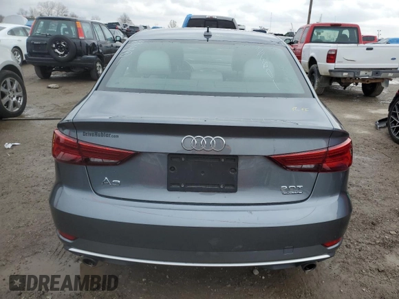 2018 Audi A3 Sedan Premium with VIN WAUB8GFF2J1049926, listed as a Copart auction lot 78566473 with 43,607 mi miles. Bid and sale history available at carsss.com. Image 6.
