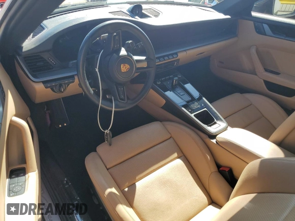 2022 Porsche 911 Carrera with VIN WP0AA2A90NS205663, listed as a Copart auction lot 74755864 with 16,208 mi miles and Non Repairable. Bid and sale history available at carsss.com. Image 8.