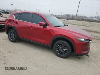 2020 Mazda CX-5 Sport with VIN JM3KFABM4L0735007, listed as a Copart auction lot 45276975 with 54,720 mi miles and Salvage Title. Bid and sale history available at carsss.com. Image 4.