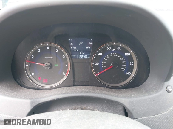 2014 Hyundai Accent GLS with VIN KMHCU4AE9EU761298, listed as a IAAI auction lot 42186032 with 118,848 mi miles and . Bid and sale history available at carsss.com. Image 7.