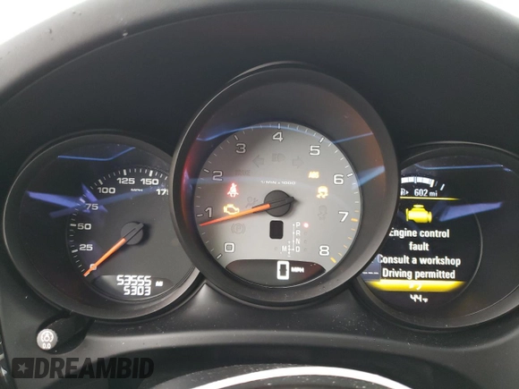 2016 Porsche Macan S with VIN WP1AB2A55GLB51556, listed as a Copart auction lot 50081985 with 53,555 mi miles and Salvage Title. Bid and sale history available at DreamBid. Image 9.