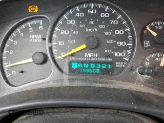 2001 Chevrolet Silverado 1500 LS with VIN 1GCEK19T51E153223, listed as a Copart auction lot 52352725 with 148,608 mi miles and Salvage Title. Bid and sale history available at carsss.com. Image 9.