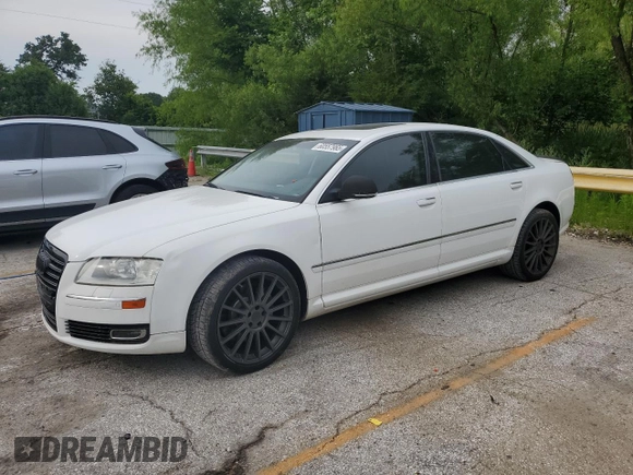 2008 Audi A8 4.2L z VIN WAUMV94E88N010171, wystawiony jako Copart lot #60557965 z przebiegiem Nie podano mil oraz Czysty tytuł • Clean title. Historia ofert i sprzedaży dostępna na DreamBid. Obrazek 1.