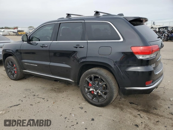 2015 Jeep Grand Cherokee Summit with VIN 1C4RJFJM7FC227296, listed as a Copart auction lot 76592514 with 144,095 mi miles and Salvage Title. Bid and sale history available at carsss.com. Image 2.