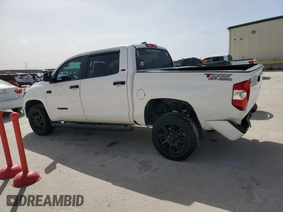 2021 Toyota Tundra 2WD SR5 with VIN 5TFEY5F10MX297957, listed as a Copart auction lot 48405795 with 47,760 mi miles and Salvage Title. Bid and sale history available at carsss.com. Image 2.