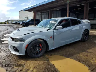2022 Dodge Charger SRT Hellcat Redeye Widebody Jailbreak with VIN 2C3CDXL9XNH107939, listed as a Copart auction lot 49490665 with 23,697 mi miles and Salvage Title. Bid and sale history available at carsss.com. Image 1.
