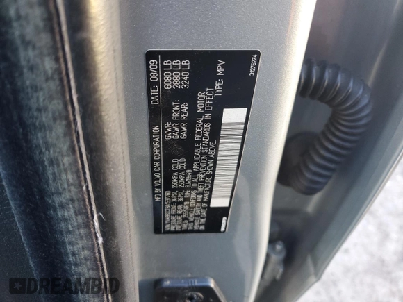 2010 Volvo XC90 z VIN YV4982CT8A1537760, wystawiony jako Copart lot #45089085 z przebiegiem 201 046 mil mil oraz Szkoda całkowita • Salvage title. Historia ofert i sprzedaży dostępna na DreamBid. Obrazek 13.