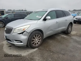 2014 Buick Enclave Leather with VIN 5GAKVBKD8EJ363171, listed as a Copart auction lot 43580985 with 249,600 mi miles and Salvage Title. Bid and sale history available at carsss.com. Image 1.