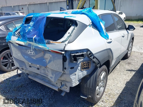 2024 Hyundai Kona SE with VIN KM8HA3AB7RU041986, listed as a IAAI auction lot 41830985 with 30,615 mi miles and . Bid and sale history available at DreamBid. Image 4.