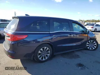 2023 Honda Odyssey EX-L with VIN 5FNRL6H65PB034599, listed as a Copart auction lot 44299035 with 22,817 mi miles and Salvage Title. Bid and sale history available at carsss.com. Image 3.