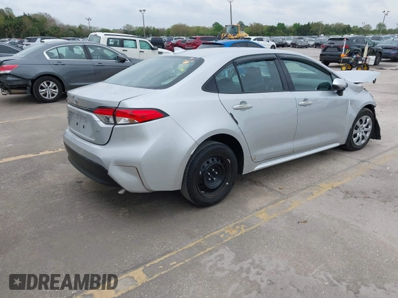 2023 Toyota Corolla LE with VIN 5YFB4MDE8PP008910, listed as a IAAI auction lot 41721804 with 13,197 mi miles. Bid and sale history available at carsss.com. Image 4.