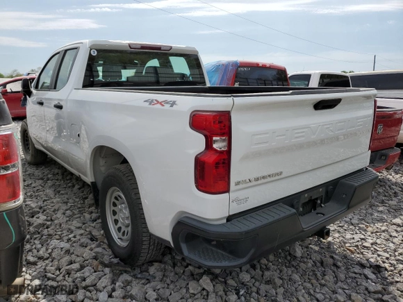 2019 Chevrolet Silverado 1500 Work Truck with VIN 1GCRYAEH6KZ276556, listed as a Copart auction lot 53028855 with 56,036 mi miles and Salvage Title. Bid and sale history available at carsss.com. Image 2.