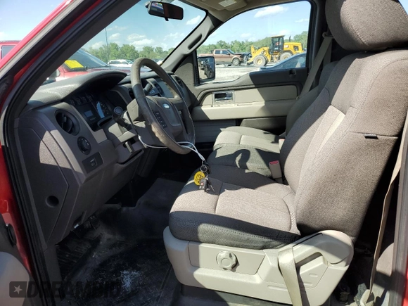 2009 Ford F-150 XL with VIN 1FTRF12W79KC62256, listed as a Copart auction lot 56926445 with 56,710 mi miles and Salvage title. Bid and sale history available at DreamBid. Image 7.