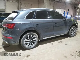 2021 Audi Q5 Premium Plus z VIN WA1BAAFY7M2065358, wystawiony jako Copart lot #55590775 z przebiegiem 38 070 mil mil oraz Czysty tytuł • Clean title. Historia ofert i sprzedaży dostępna na DreamBid. Obrazek 3.