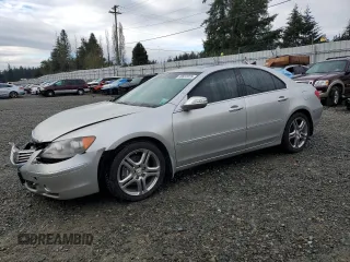 2006 Acura RL with VIN JH4KB16526C000258, listed as a Copart auction lot 50837075 with 129,833 mi miles and Salvage Title. Bid and sale history available at DreamBid. Image 1.