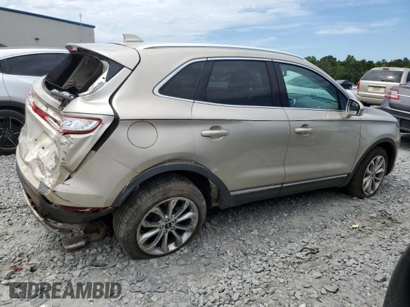 2017 Lincoln MKC Select with VIN 5LMCJ2D91HUL20326, listed as a Copart auction lot 55759715 with 52,352 mi miles and Salvage title. Bid and sale history available at DreamBid. Image 3.