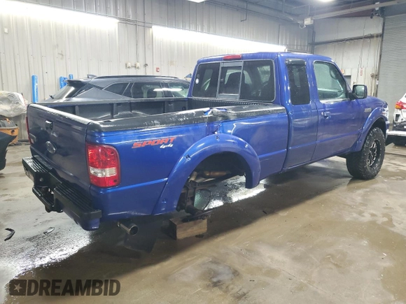 2006 Ford Ranger XLT with VIN 1FTZR45E16PA11971, listed as a Copart auction lot 89385945 with 188,981 mi miles and Salvage Title. Bid and sale history available at carsss.com. Image 3.