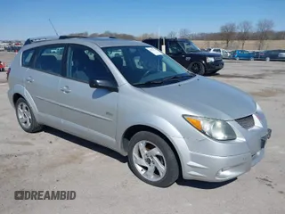 2004 Pontiac Vibe with VIN 5Y2SL62824Z444682, listed as a IAAI auction lot 41992226 with 136,725 mi miles. Bid and sale history available at carsss.com. Image 1.