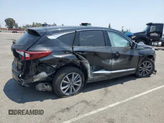 2021 Acura RDX Technology with VIN 5J8TC1H51ML012268, listed as a Copart auction lot 64498025 with 59,345 mi miles and Salvage title. Bid and sale history available at DreamBid. Image 3.