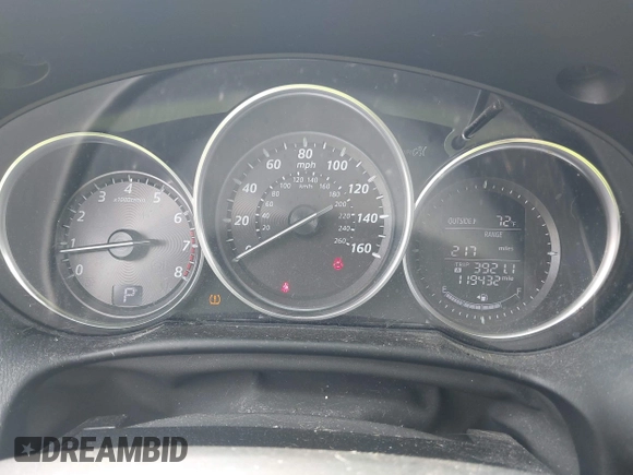 2013 Mazda CX-5 Grand Touring with VIN JM3KE4DE6D0148030, listed as a IAAI auction lot 42082947 with 119,432 mi miles and . Bid and sale history available at DreamBid. Image 7.