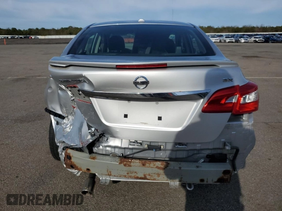2016 Nissan Sentra SV with VIN 3N1AB7AP9GY258281, listed as a Copart auction lot 52052395 with 80,888 mi miles and Salvage Title. Bid and sale history available at DreamBid. Image 6.
